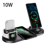 6 In 1 Wireless Fast Charging Stand