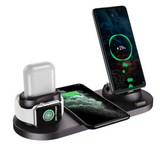 6 In 1 Wireless Fast Charging Stand