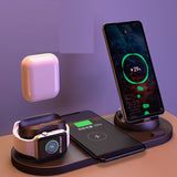 6 In 1 Wireless Fast Charging Stand